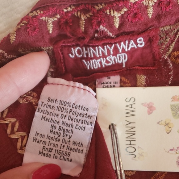 Nwt Johnny Was - Picture 8 of 8